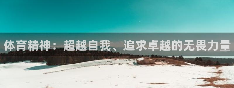 蚂蚁体育app下载安装：体育精神：超越自我、追求卓越的无畏力量